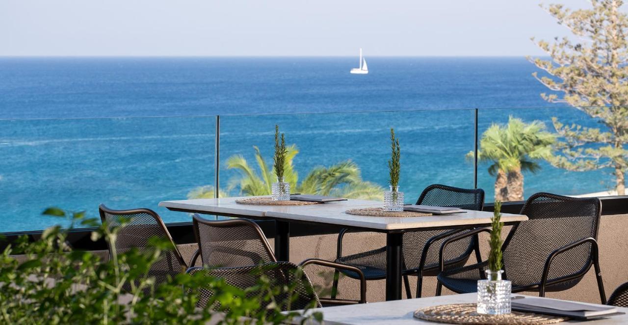 Helea Lifestyle Beach Resort Kallithea  Ngoại thất bức ảnh View from the restaurant