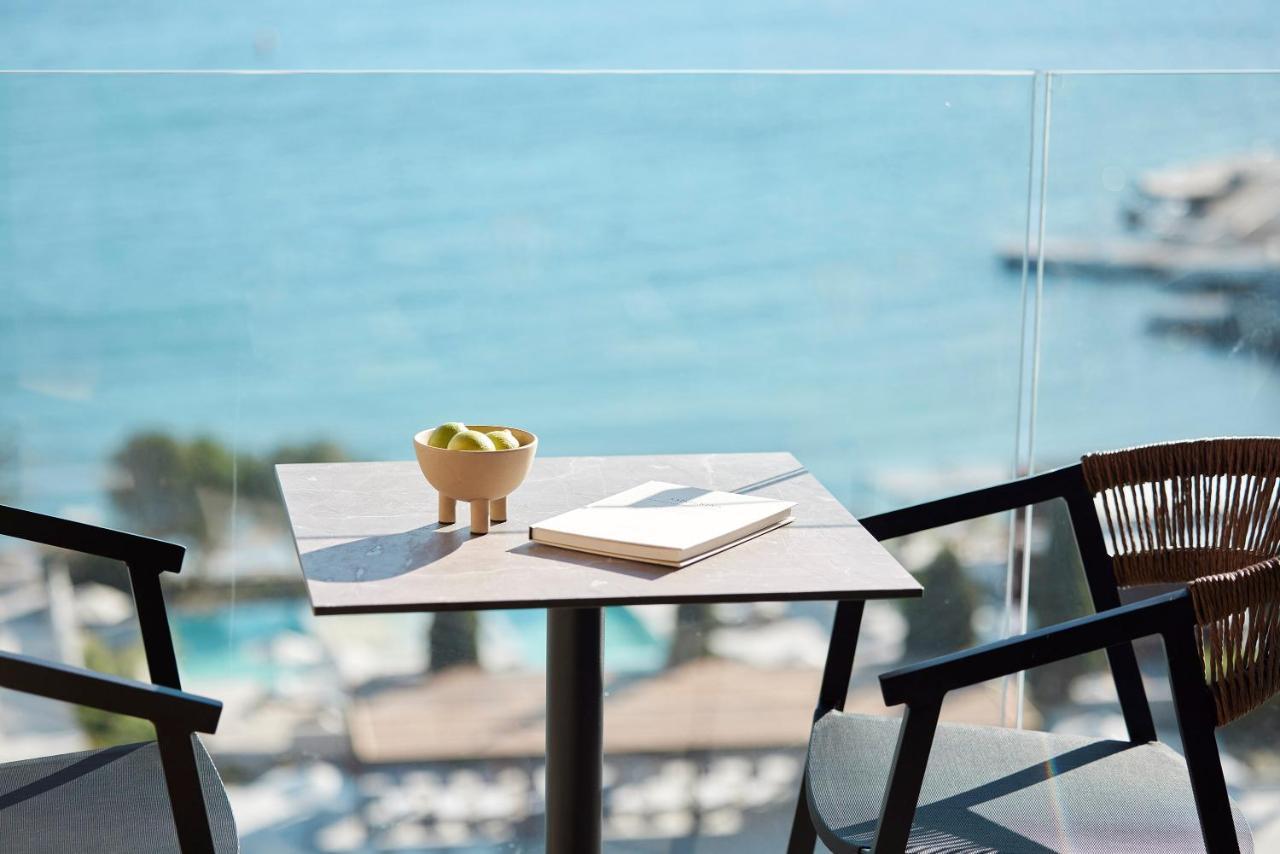 Helea Lifestyle Beach Resort Kallithea  Ngoại thất bức ảnh View from the balcony of a suite